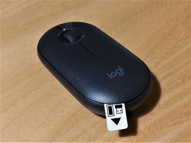 logicool Pebble M350 の購入時に付いているベロの画像