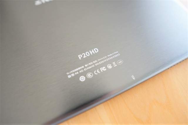 TECLAST P20HDの技適マークの画像