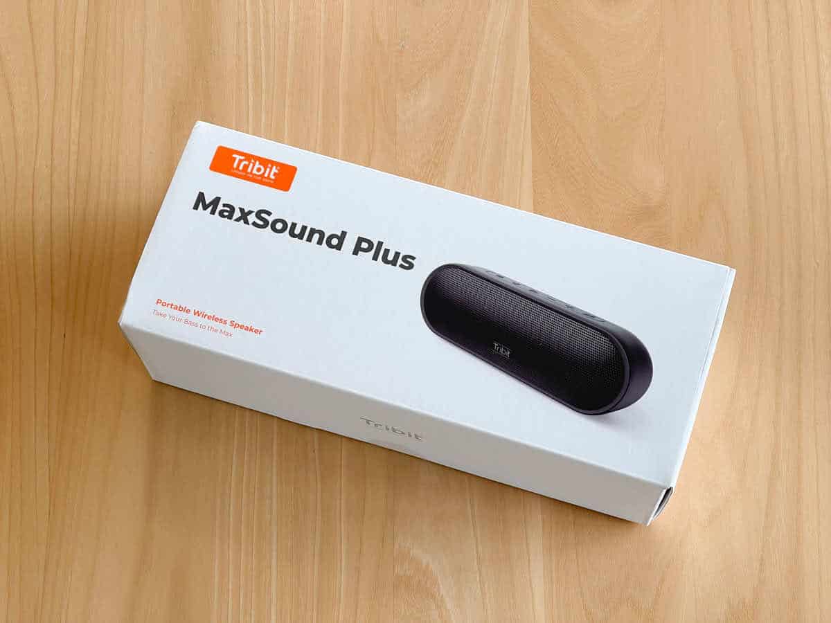 Tribit MAXSound Plusの外箱画像