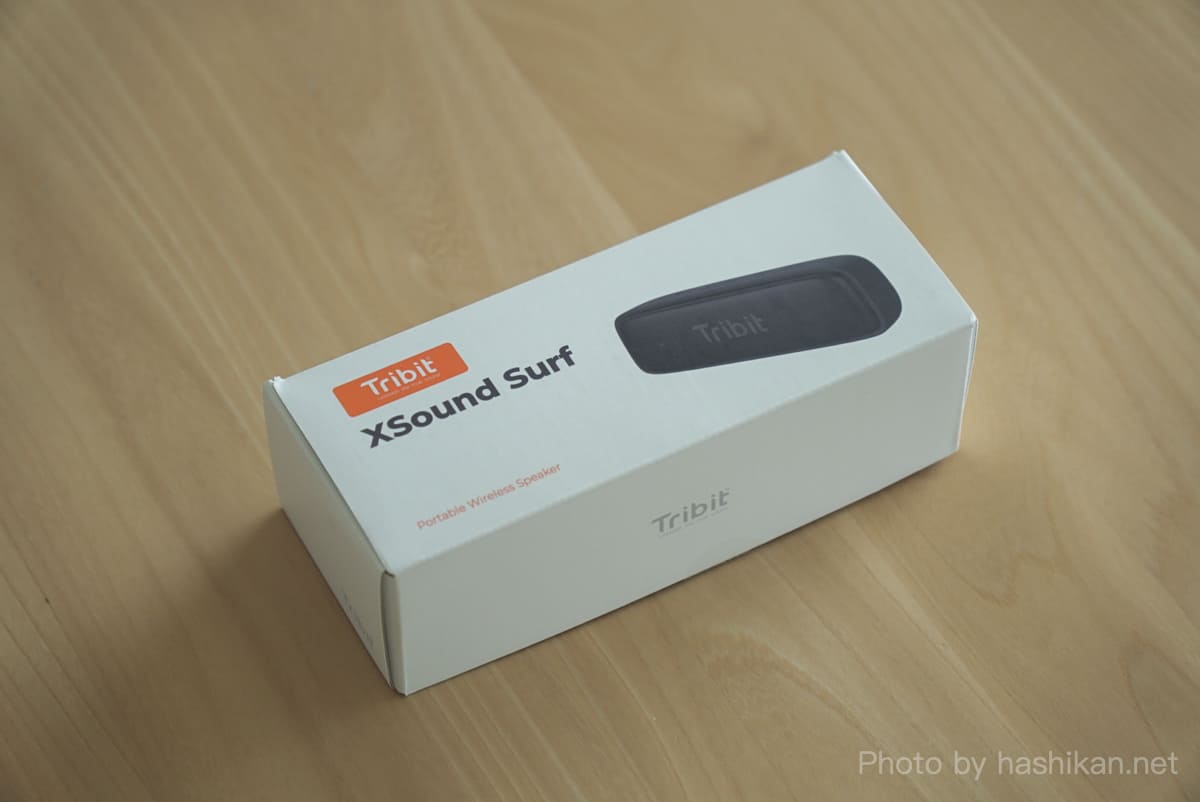 Tribit XSound Surfの外箱画像