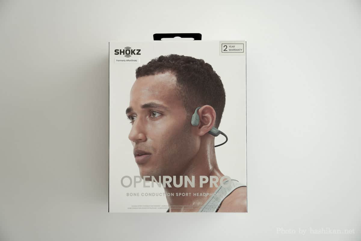 Shokz OpenRun Pro の外箱の画像