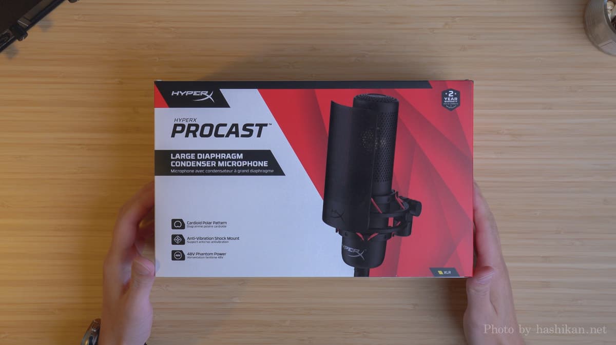 HyperX ProCast の外箱