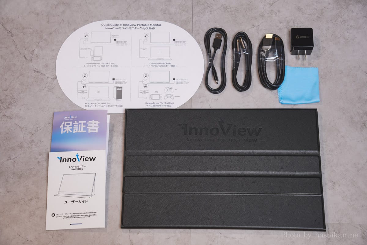 ‎InnoView ‎INVPM406 の付属品一覧