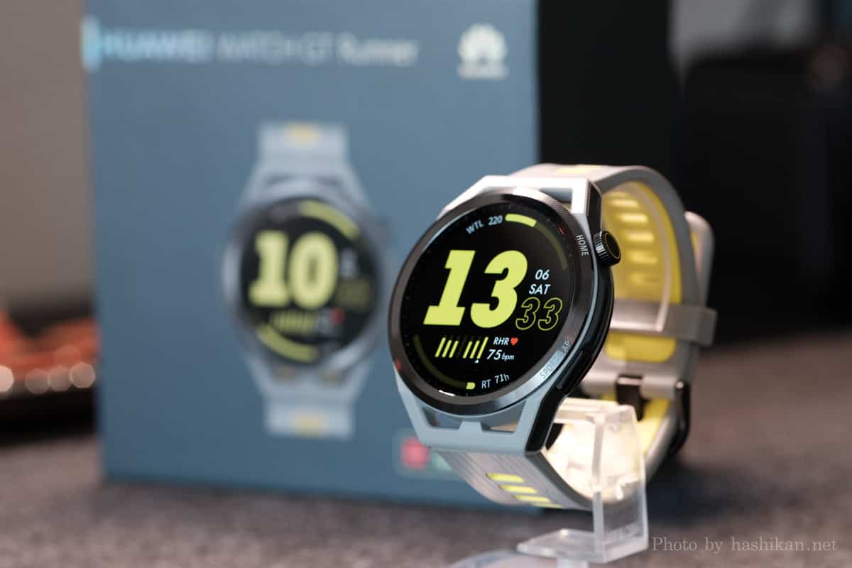 HUAWEI Watch GT Runner グレーの外観