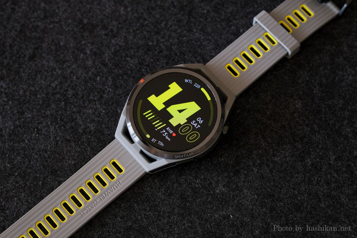 HUAWEI Watch GT Runner の中空構造になっているケース部分